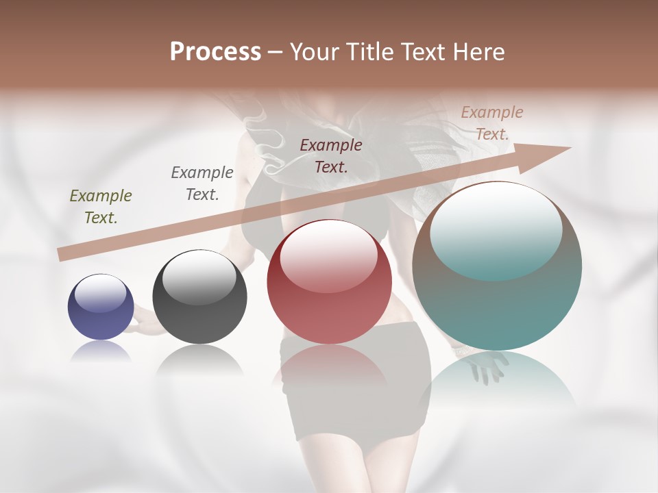 Glamour Nightclub Posing PowerPoint Template