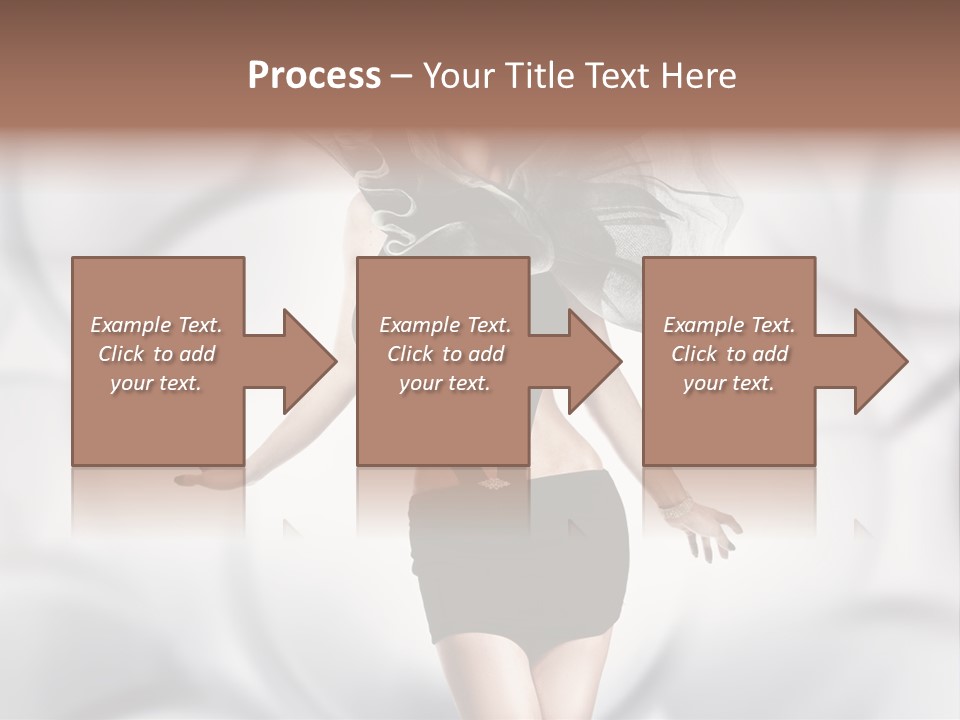 Glamour Nightclub Posing PowerPoint Template