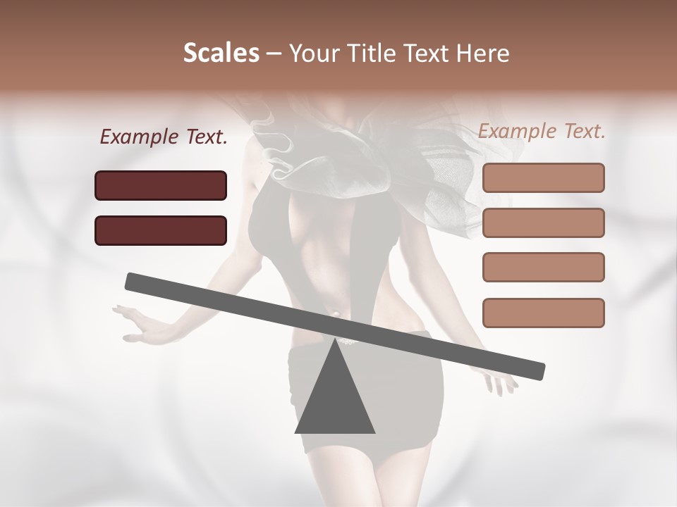 Glamour Nightclub Posing PowerPoint Template