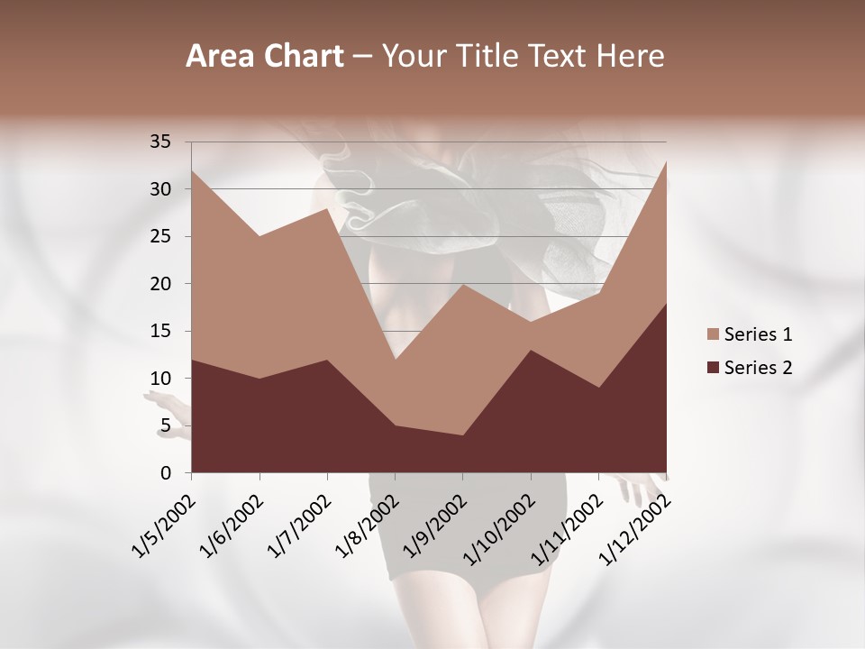 Glamour Nightclub Posing PowerPoint Template