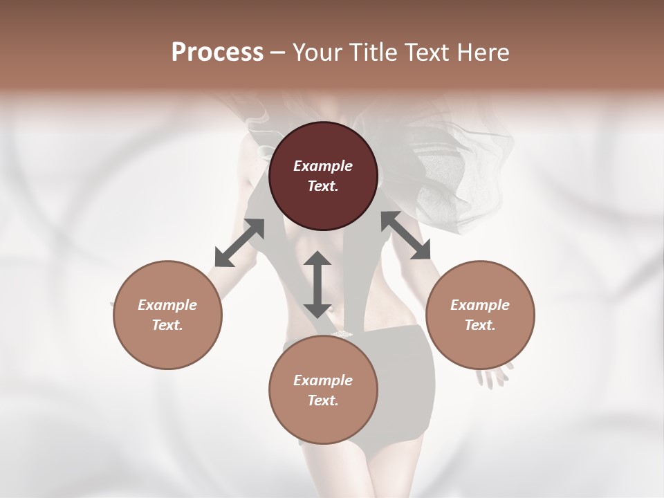 Glamour Nightclub Posing PowerPoint Template