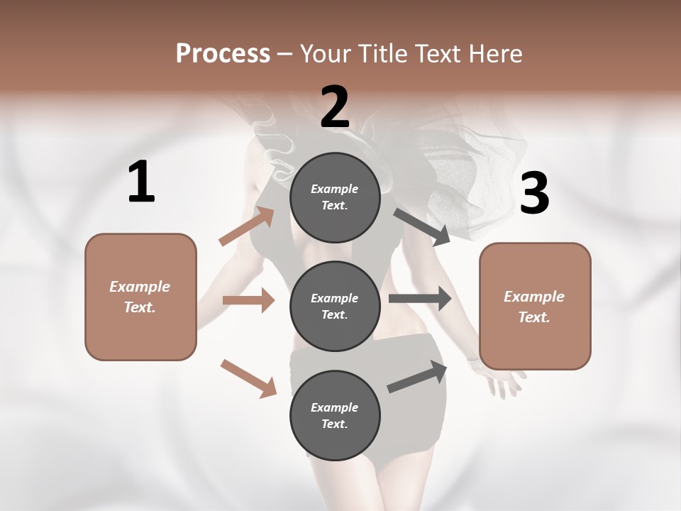 Glamour Nightclub Posing PowerPoint Template