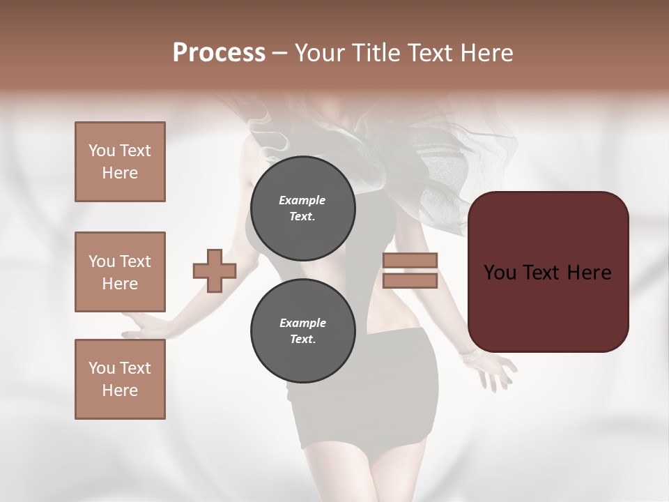 Glamour Nightclub Posing PowerPoint Template