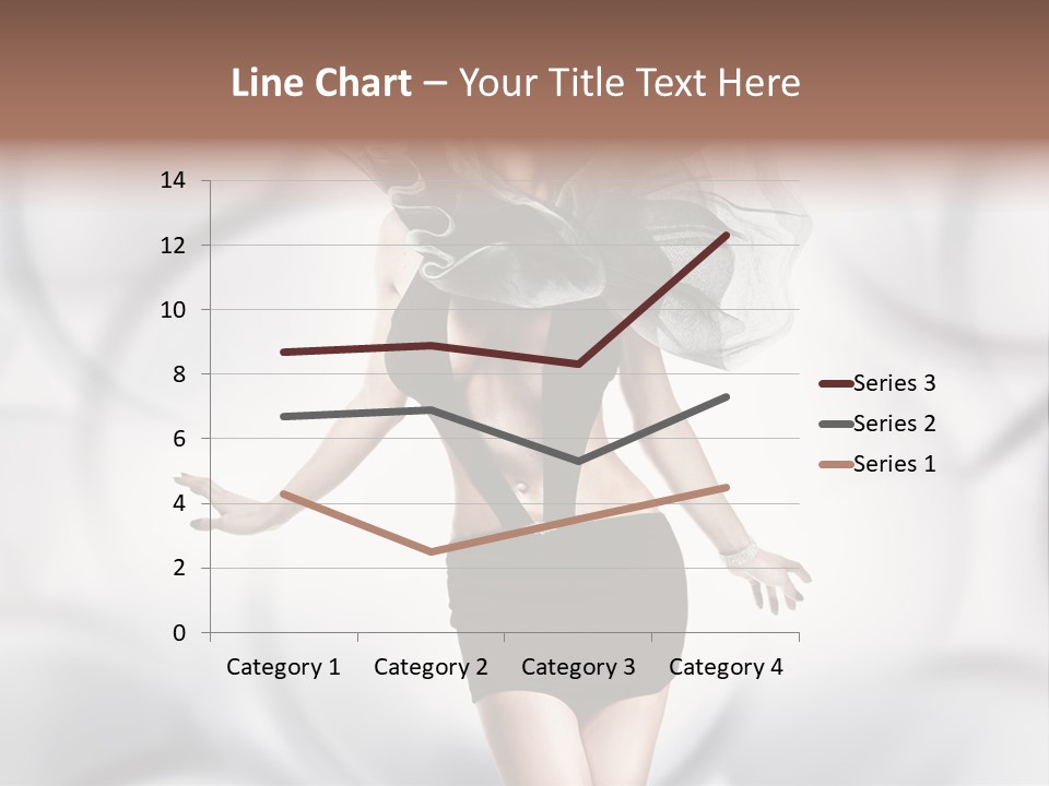 Glamour Nightclub Posing PowerPoint Template