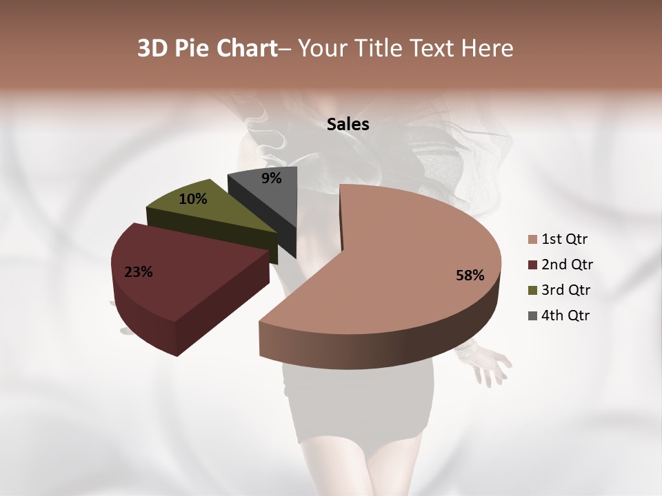 Glamour Nightclub Posing PowerPoint Template