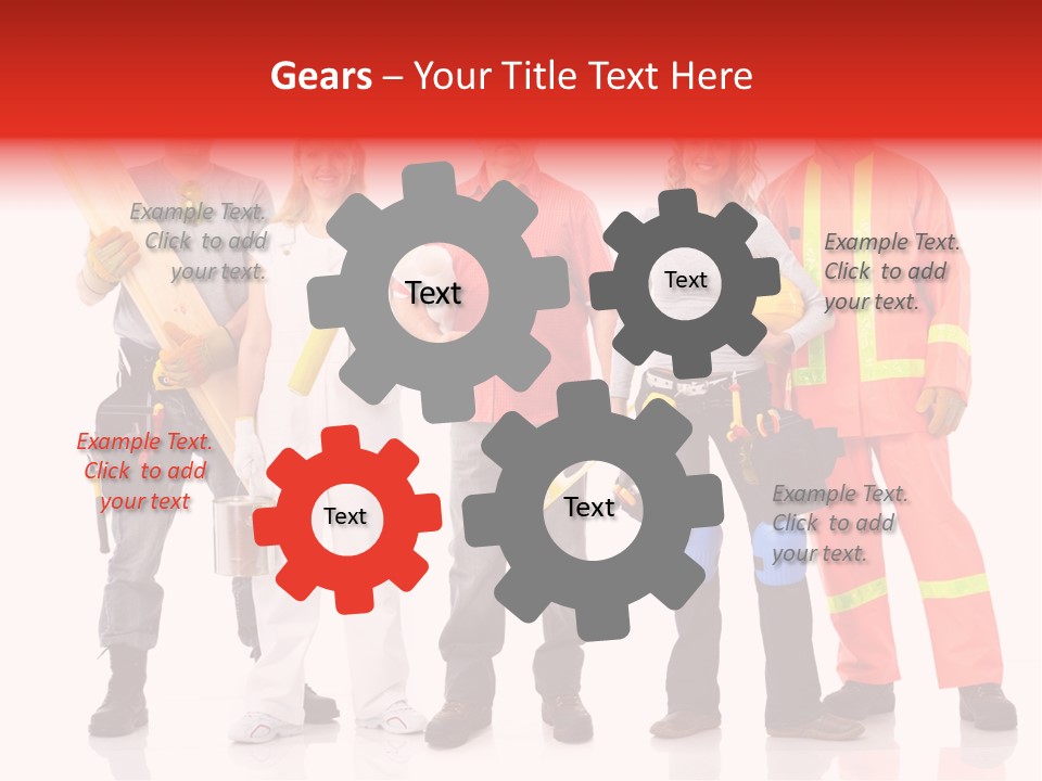 Manufacturing Isolated Development PowerPoint Template