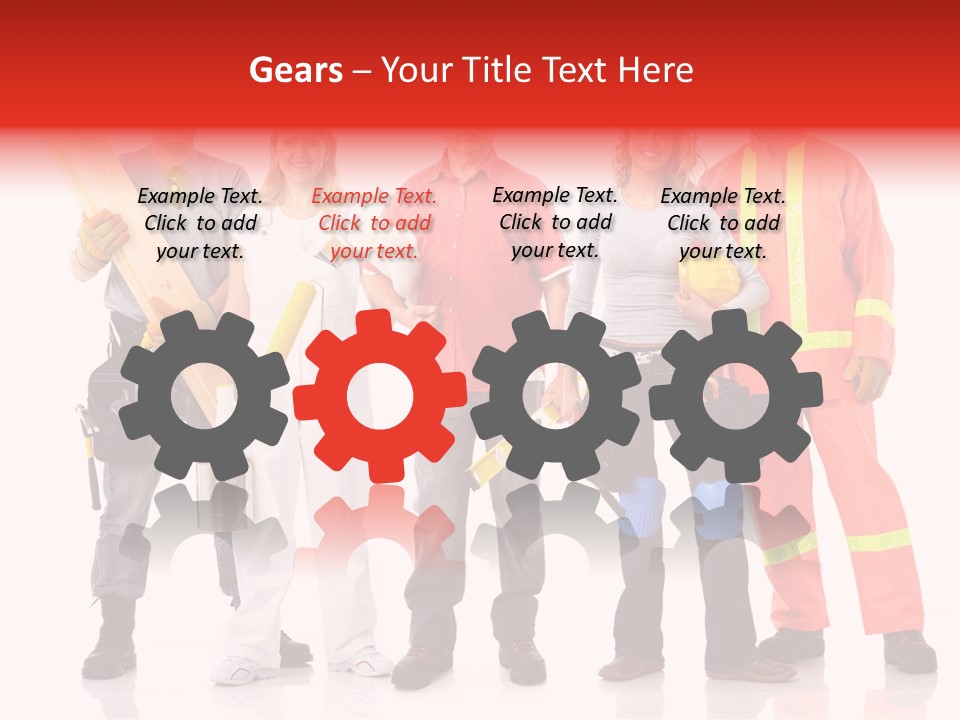 Manufacturing Isolated Development PowerPoint Template