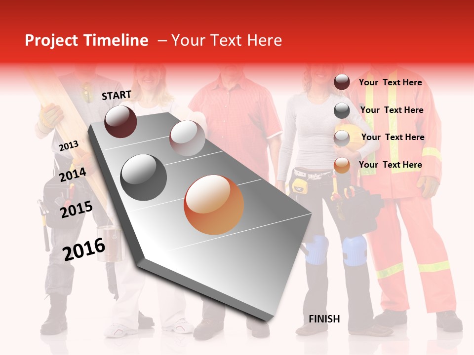 Manufacturing Isolated Development PowerPoint Template