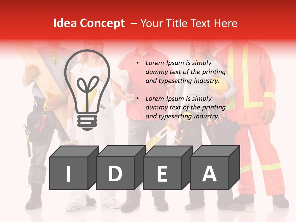 Manufacturing Isolated Development PowerPoint Template