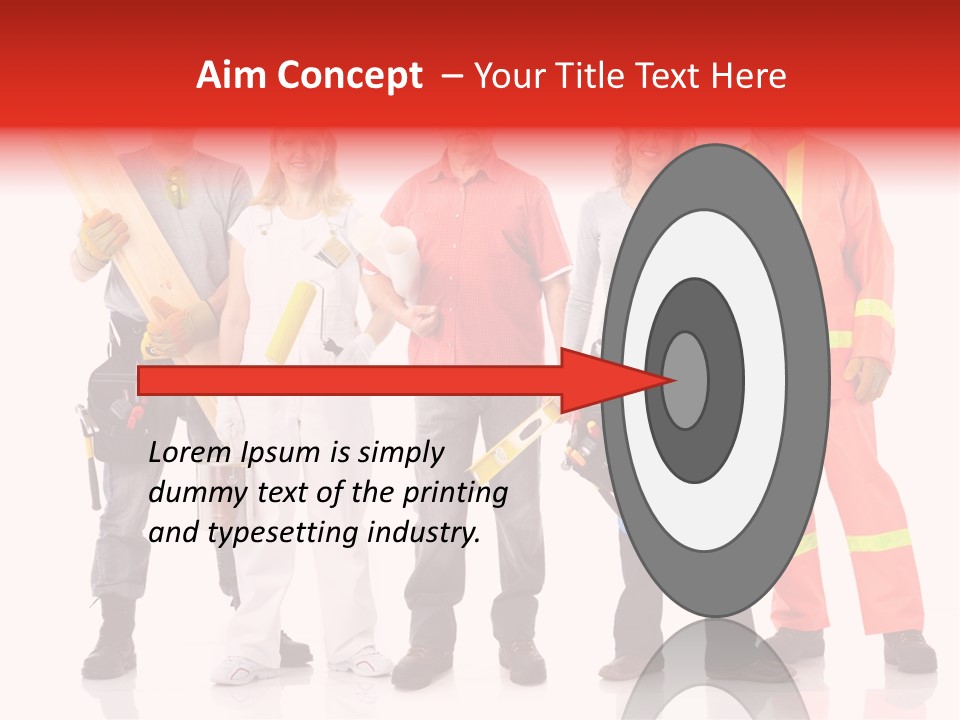 Manufacturing Isolated Development PowerPoint Template