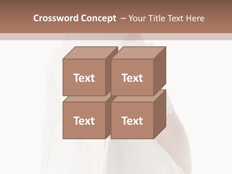 Love Blond Face PowerPoint Template