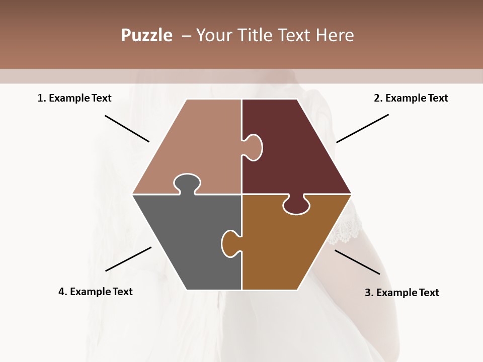 Love Blond Face PowerPoint Template