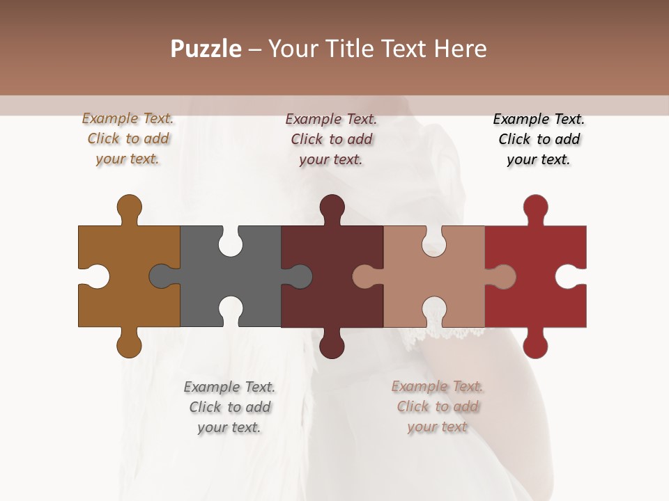 Love Blond Face PowerPoint Template