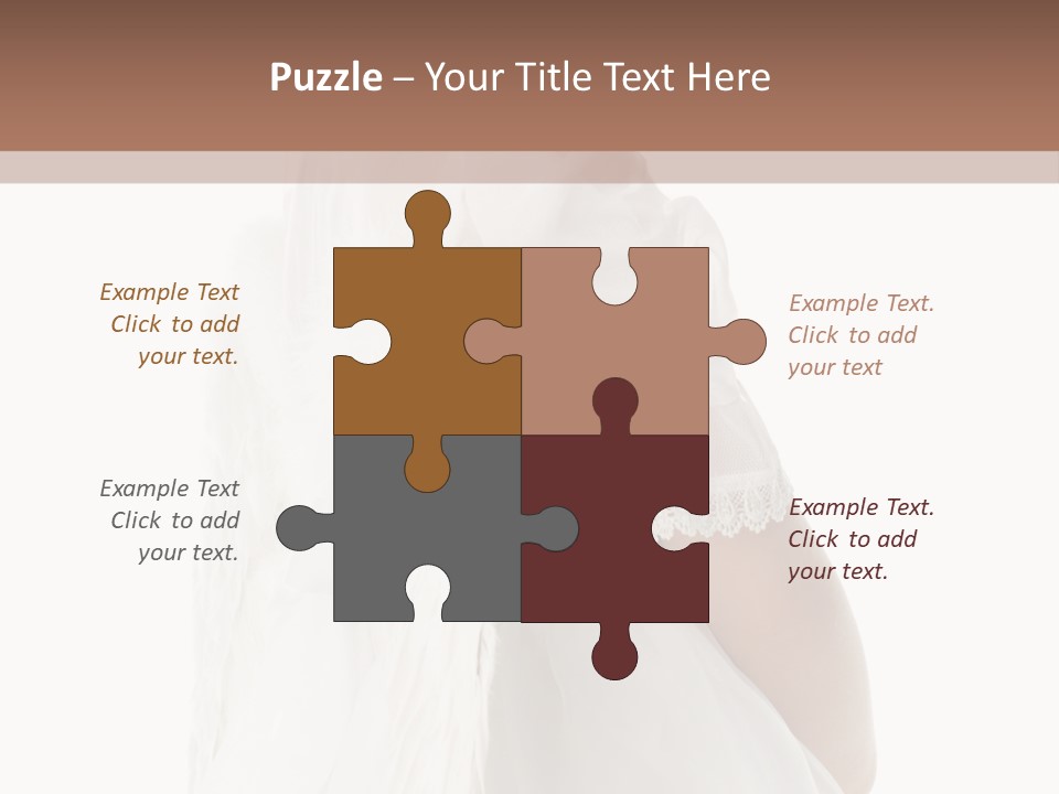 Love Blond Face PowerPoint Template