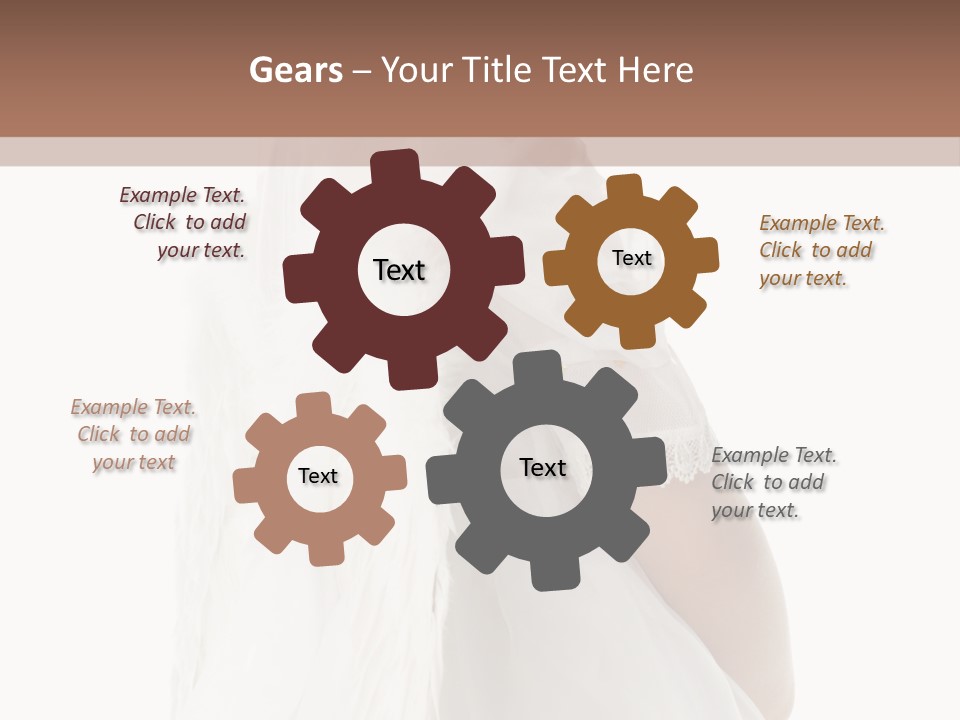 Love Blond Face PowerPoint Template