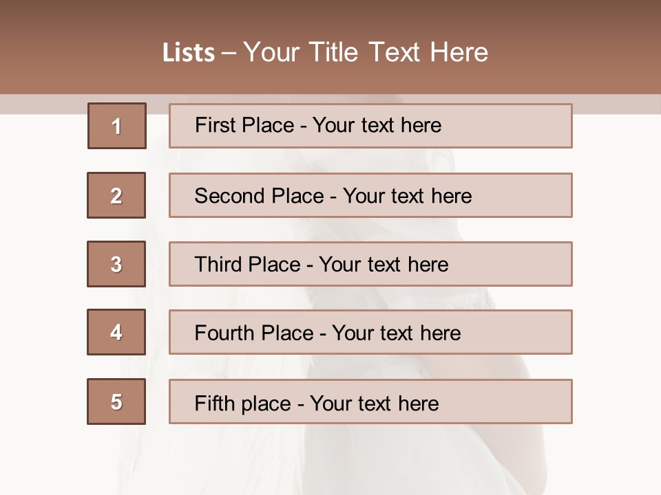 Love Blond Face PowerPoint Template