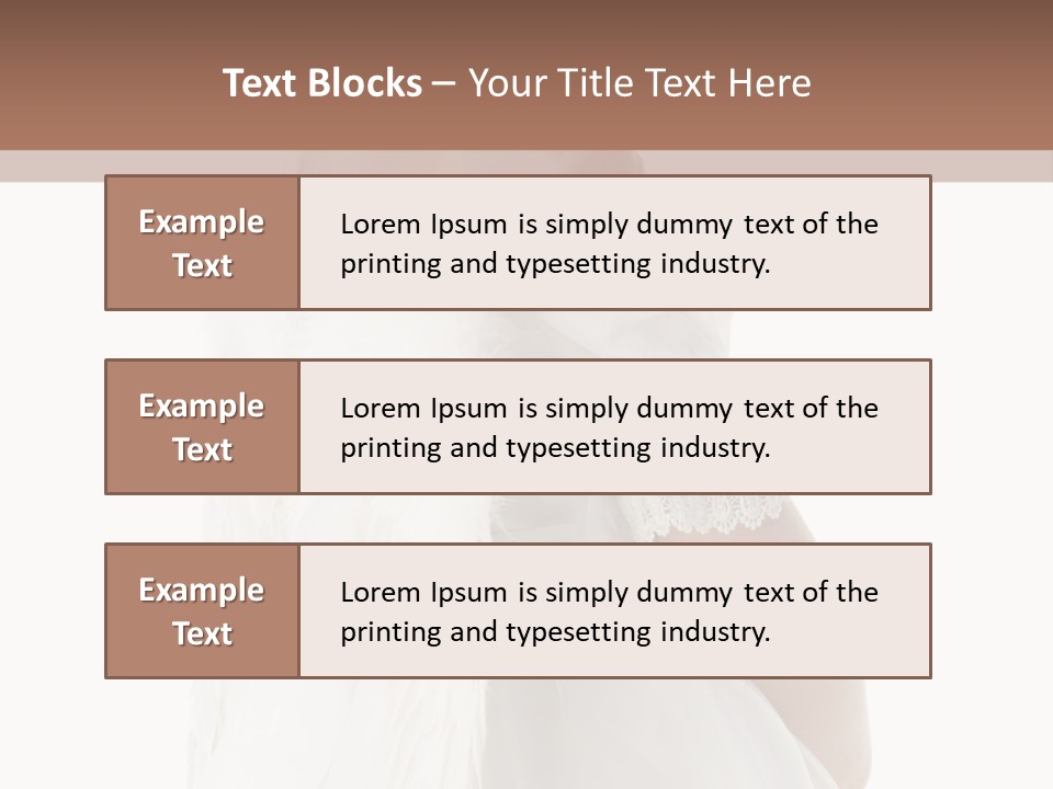 Love Blond Face PowerPoint Template