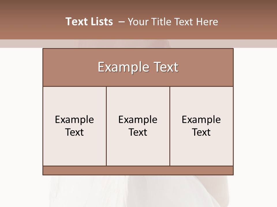 Love Blond Face PowerPoint Template