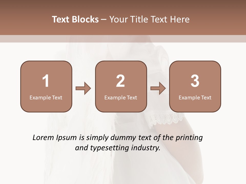 Love Blond Face PowerPoint Template