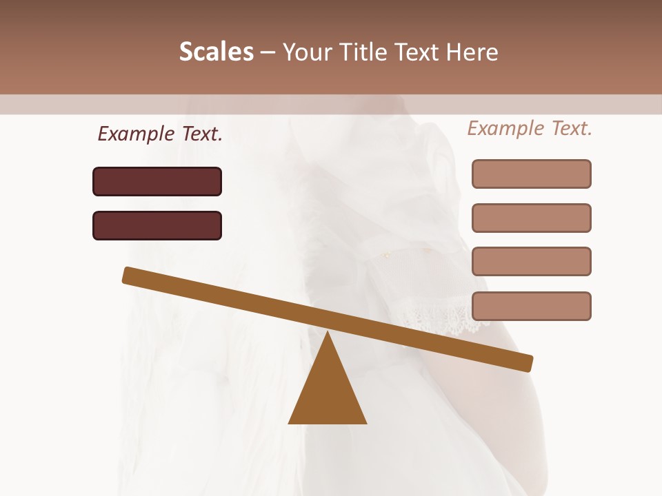 Love Blond Face PowerPoint Template