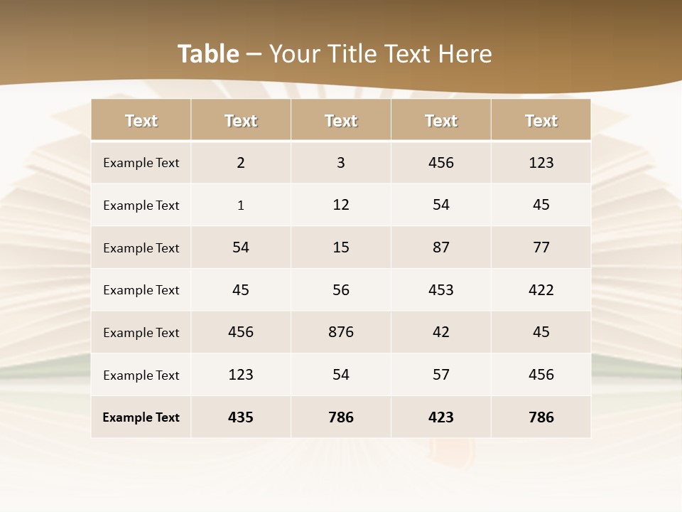 Variation Centimeters Precision PowerPoint Template