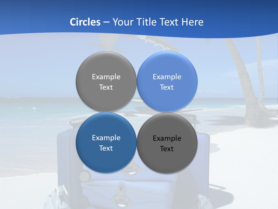 Summer Travel Baggage PowerPoint Template