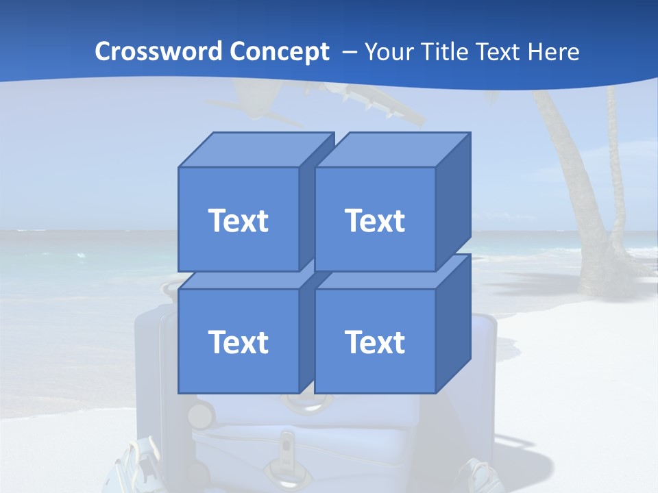 Summer Travel Baggage PowerPoint Template