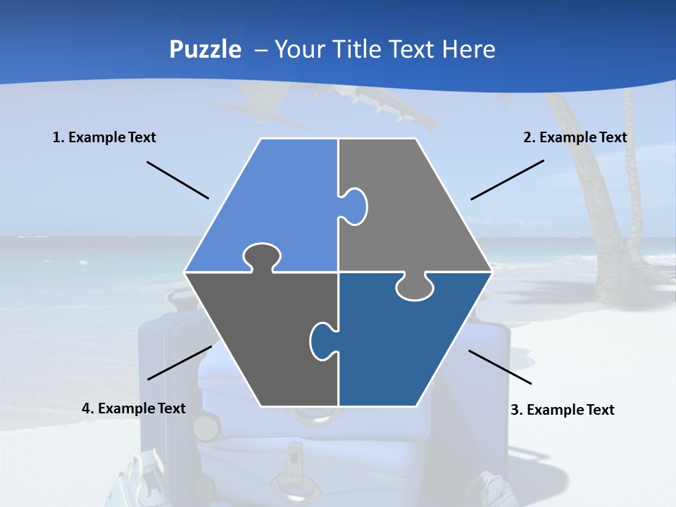 Summer Travel Baggage PowerPoint Template