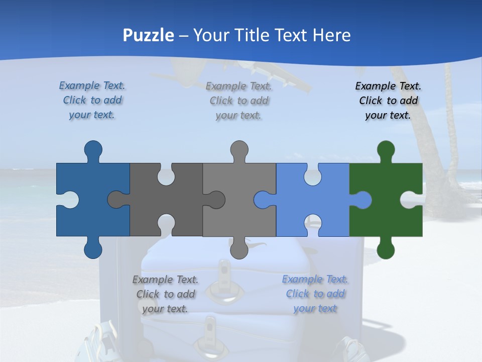 Summer Travel Baggage PowerPoint Template