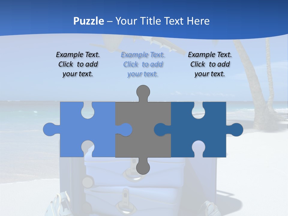 Summer Travel Baggage PowerPoint Template