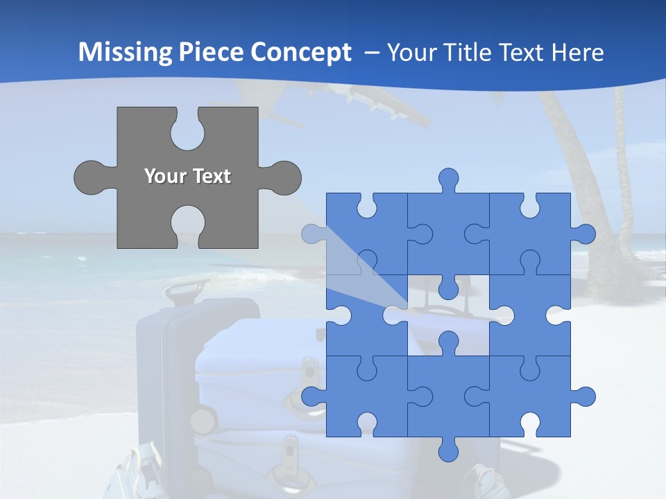 Summer Travel Baggage PowerPoint Template