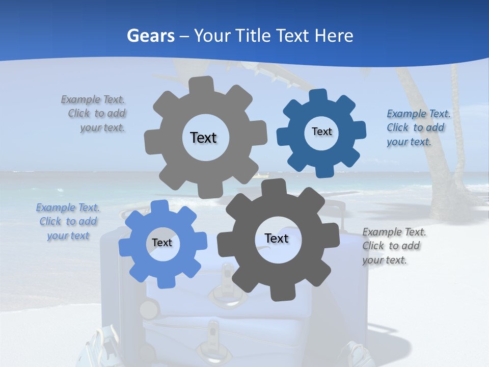 Summer Travel Baggage PowerPoint Template