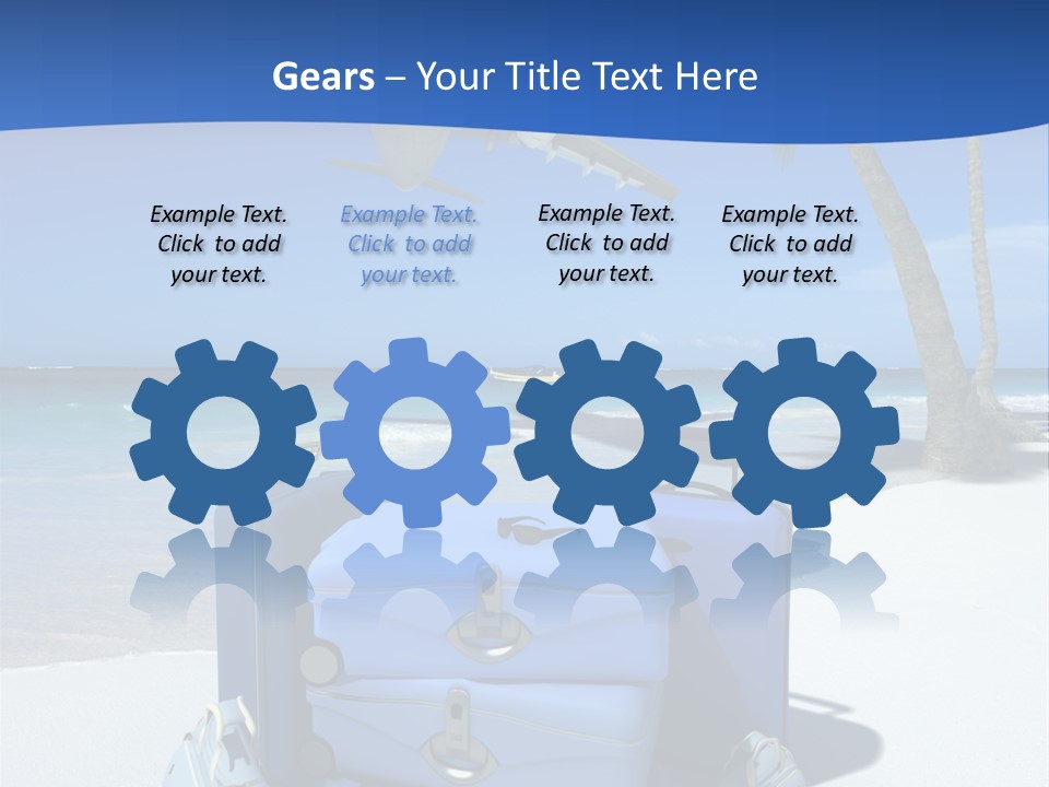 Summer Travel Baggage PowerPoint Template