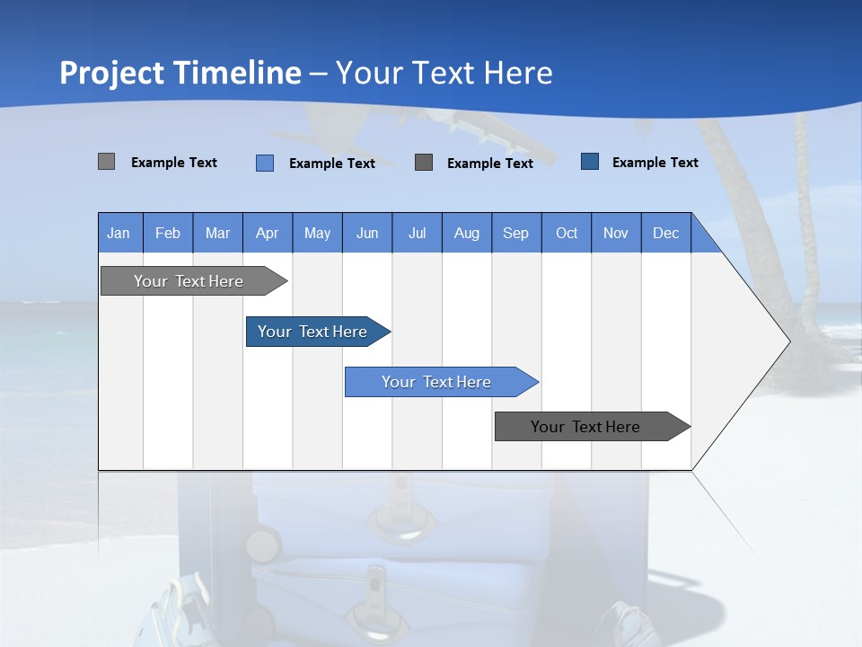 Summer Travel Baggage PowerPoint Template