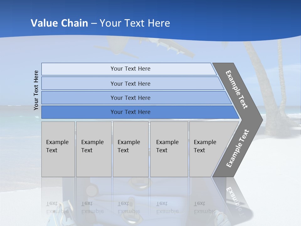 Summer Travel Baggage PowerPoint Template