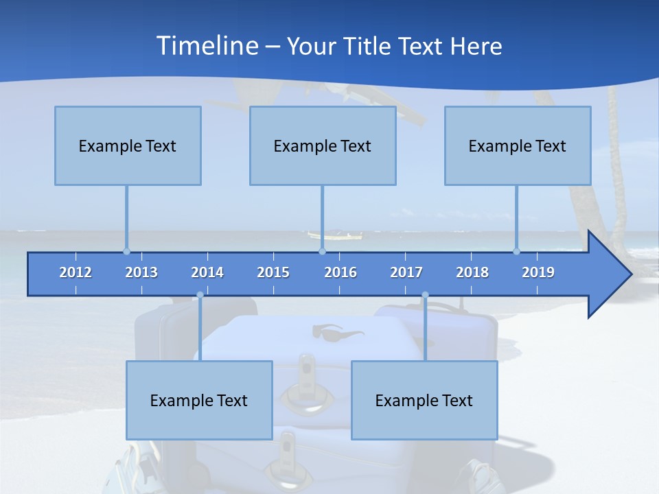 Summer Travel Baggage PowerPoint Template