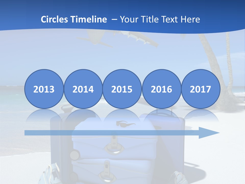 Summer Travel Baggage PowerPoint Template