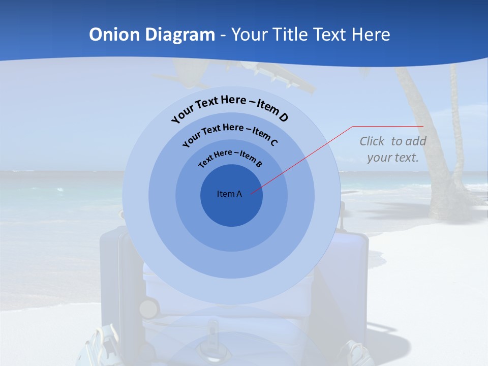 Summer Travel Baggage PowerPoint Template
