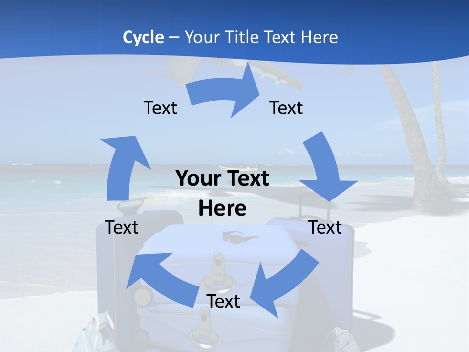 Summer Travel Baggage PowerPoint Template