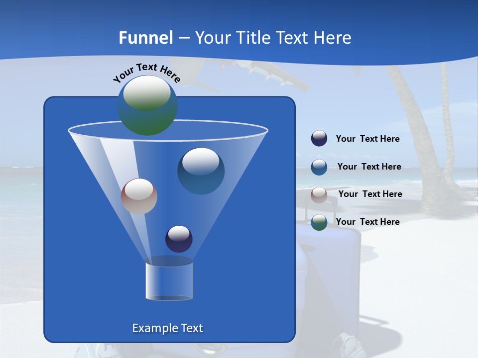 Summer Travel Baggage PowerPoint Template