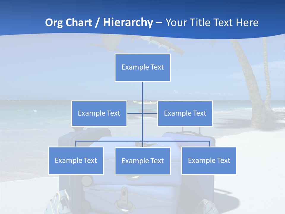 Summer Travel Baggage PowerPoint Template