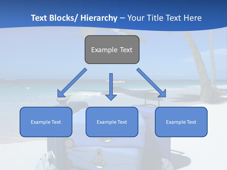Summer Travel Baggage PowerPoint Template