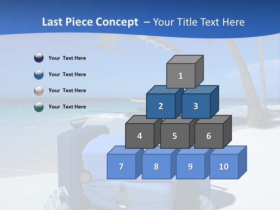 Summer Travel Baggage PowerPoint Template