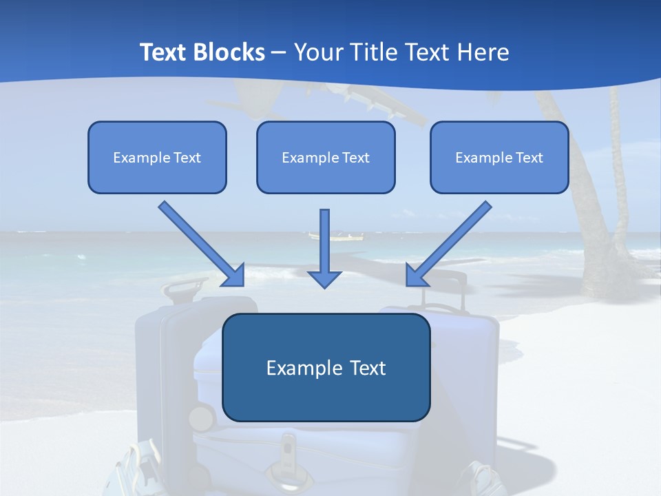 Summer Travel Baggage PowerPoint Template
