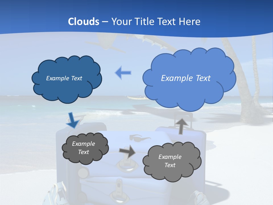 Summer Travel Baggage PowerPoint Template
