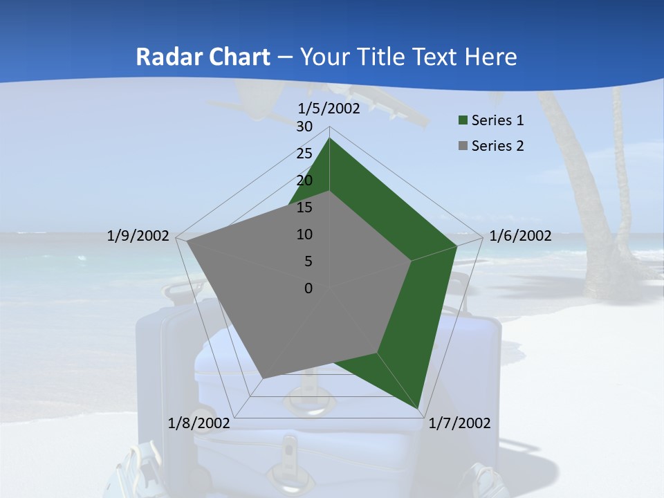Summer Travel Baggage PowerPoint Template
