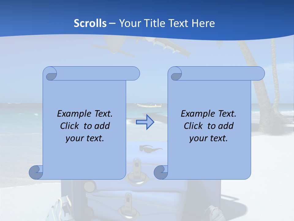 Summer Travel Baggage PowerPoint Template