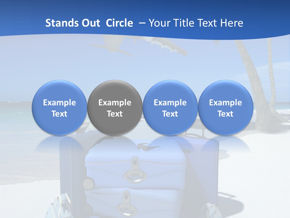 Summer Travel Baggage PowerPoint Template