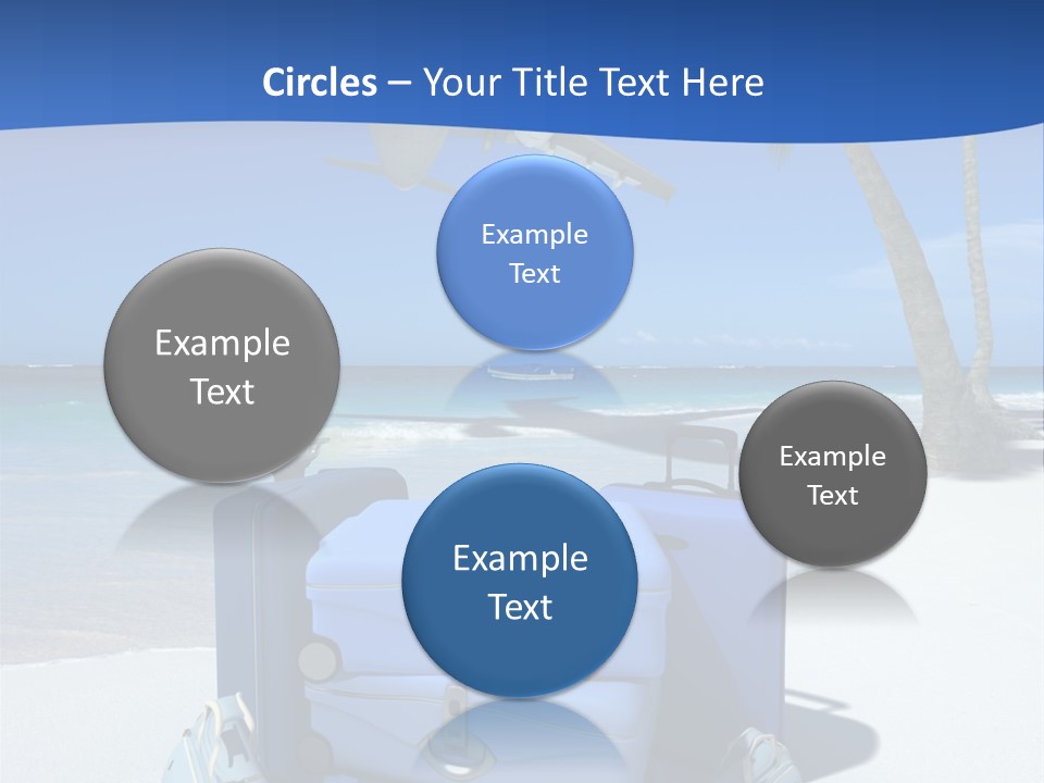 Summer Travel Baggage PowerPoint Template