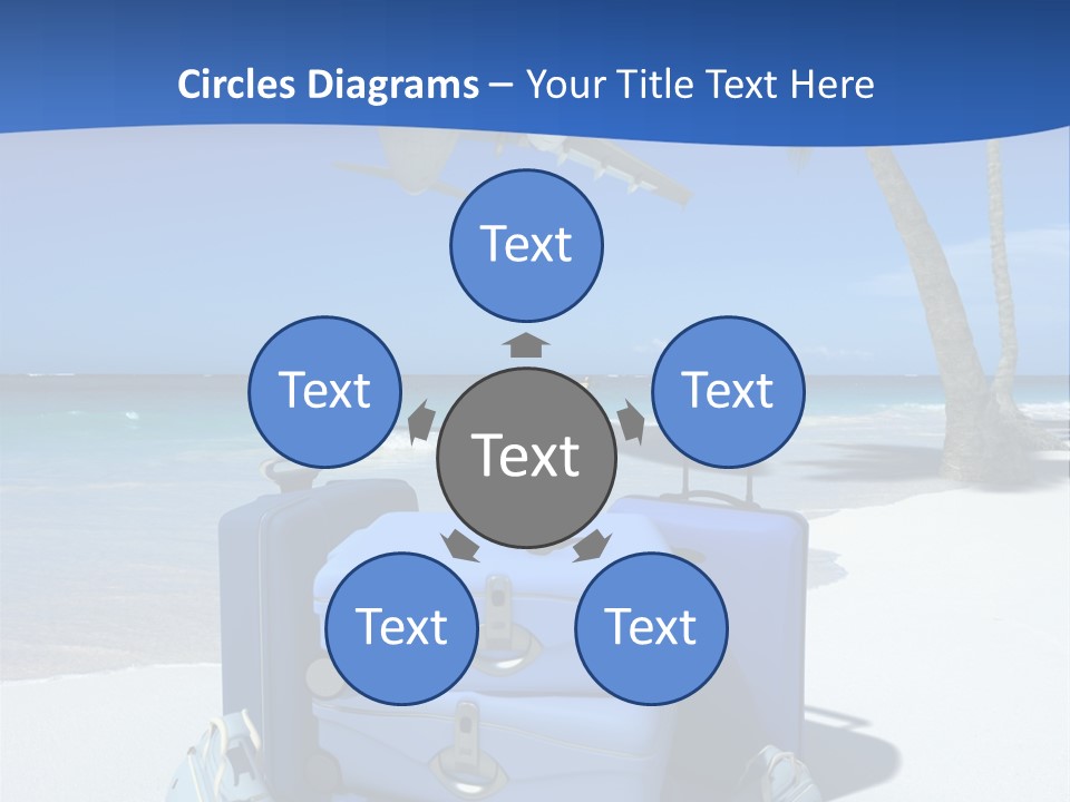 Summer Travel Baggage PowerPoint Template